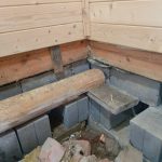 Рабочая ли схема пола в срубе с керамзитом и лагами ниже первого бруса?