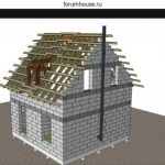 Шатаются части фронтона из газоблока на армопоясе: разбирать или можно усилить