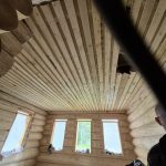 Как усилить перекрытие без столба посреди комнаты, если балки уже дали прогиб?