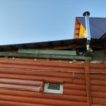 Как безопасно вывести дымоход газовой колонки через ОСП и профнастил