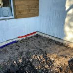 На какой высоте делать утепленную отмостку у дома на мелкозаглубленной плите