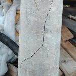 Насколько опасна трещина на асбестоцементной опоре дачного домика?