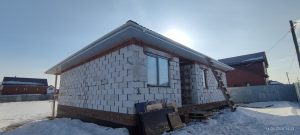 Строительство дома из бетонных блоков